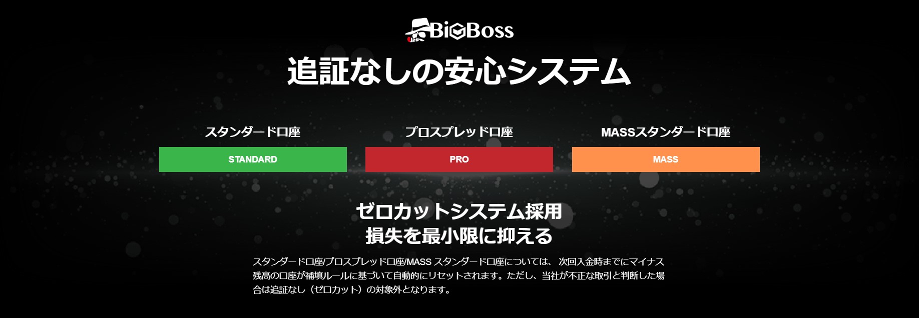 bigboss-ゼロカット　追証なし